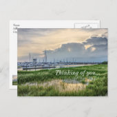 Carte Postale Soirée À Charleston Harbour Penser À Vous (Devant / Derrière)