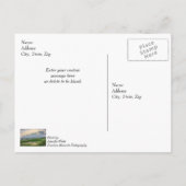 Carte Postale Soirée À Charleston Harbour Penser À Vous (Dos)