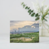 Carte Postale Soirée À Charleston Harbour Penser À Vous (Debout devant)