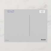 Carte Postale Soirée à la maison (Dos)