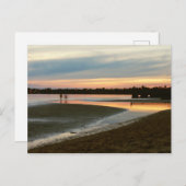 Carte Postale Soirée à la plage (Devant / Derrière)