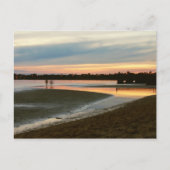 Carte Postale Soirée à la plage (Devant)