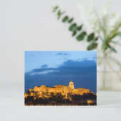 Carte Postale Soirée au château de Buda à Budapest (Debout devant)