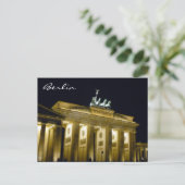 Carte Postale soirée brandenburg berlin (Debout devant)