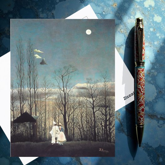 Carte Postale Soirée carnavalesque par Henri Rousseau