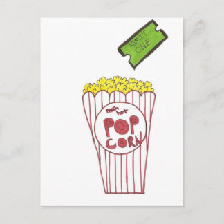 Carte Postale Soirée cinéma