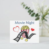 Carte Postale Soirée cinéma (Debout devant)