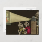 Carte Postale Soirée cinéma (Devant / Derrière)