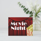 Carte Postale Soirée cinéma (Debout devant)