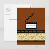 Carte Postale Soirée cinéma (Devant / Derrière)