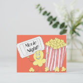 Carte Postale Soirée cinéma (Debout devant)