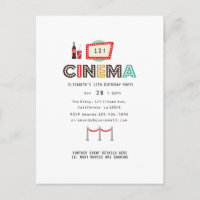 Soirée cinéma rétro pour anniversaire