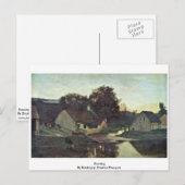 Carte Postale Soirée De Daubigny Charles-François (Devant / Derrière)