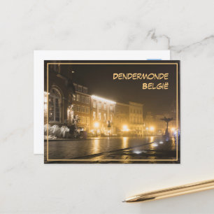 Carte Postale Soirée de détente à Dendermonde, Belgique