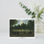 Carte Postale Soirée De Friedrich Caspar David (Debout devant)