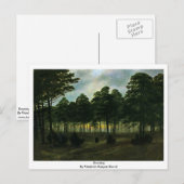 Carte Postale Soirée De Friedrich Caspar David (Devant / Derrière)