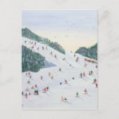 Carte Postale Soirée de ski 1995 (Devant)