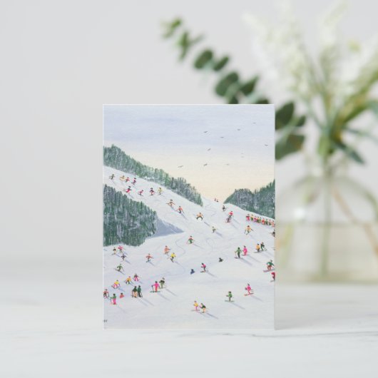 Carte Postale Soirée de ski 1995 (Debout devant)