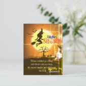 Carte Postale Soirée des sorcières, Halloween (Debout devant)