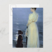 Carte Postale Soirée d'été à Skagen (Devant / Derrière)