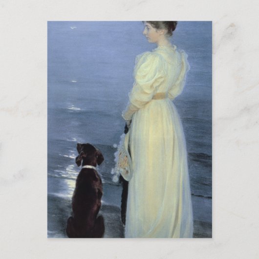 Carte Postale Soirée d'été à Skagen (Devant)