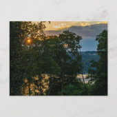 Carte Postale Soirée d'été de la rivière Hudson (Devant)