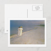 Carte Postale Soirée d'été sur la Skagen Southern Beach (Devant / Derrière)