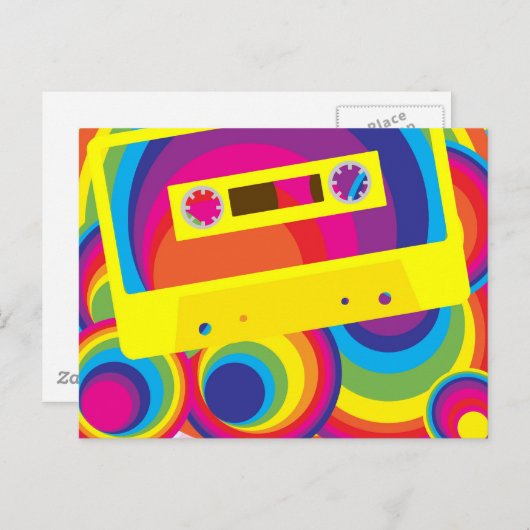 Carte Postale Soirée disco (Devant / Derrière)