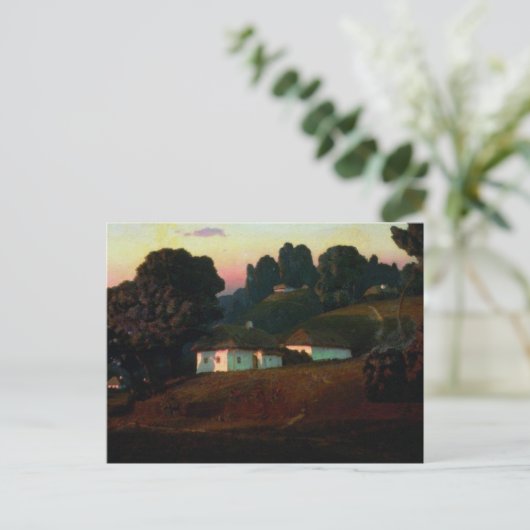 Carte Postale Soirée en Ukraine (Debout devant)