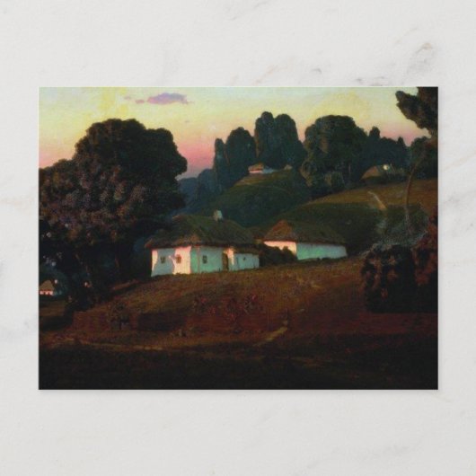 Carte Postale Soirée en Ukraine (Devant)