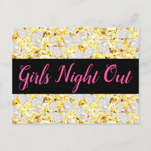 CARTE POSTALE SOIRÉE ENTRE FILLES