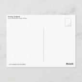 Carte Postale Soirée Grosbeak (Coccothraustes vespertinus) (Dos)