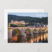 Carte Postale Soirée Heidelberg (Devant / Derrière)