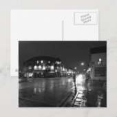 Carte Postale Soirée humide, chemin Salisbury Cardiff (1) (Devant / Derrière)