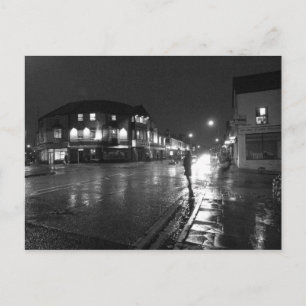 Carte Postale Soirée humide, chemin Salisbury Cardiff (1)