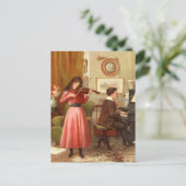 Carte Postale Soirée musicale (Debout devant)