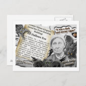 Carte Postale Soirée noire et orageuse ! (Devant / Derrière)