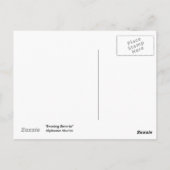 Carte Postale Soirée Reverie - par Alphonse Mucha (Dos)