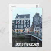 Carte Postale Soirée Singel Amsterdam (Devant / Derrière)