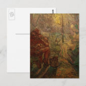 Carte Postale Soirée - The Watch par Vincent van Gogh (Devant / Derrière)