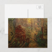 Carte Postale Soirée - The Watch par Vincent van Gogh (Devant / Derrière)