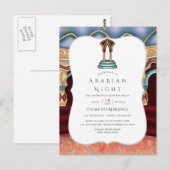 Carte Postale Soirée Thème des Mille et Une Nuits (Devant / Derrière)
