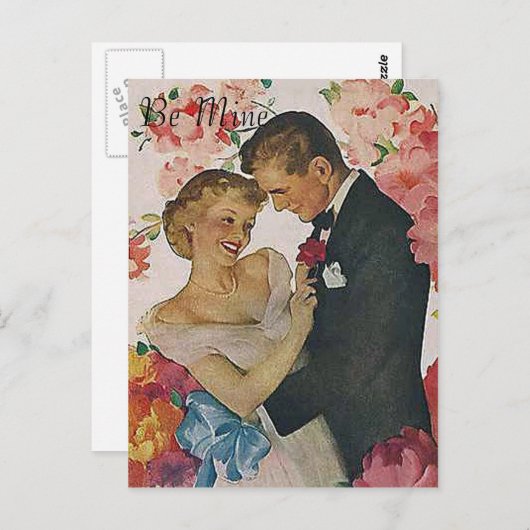 Carte Postale Sois à moi (Devant / Derrière)