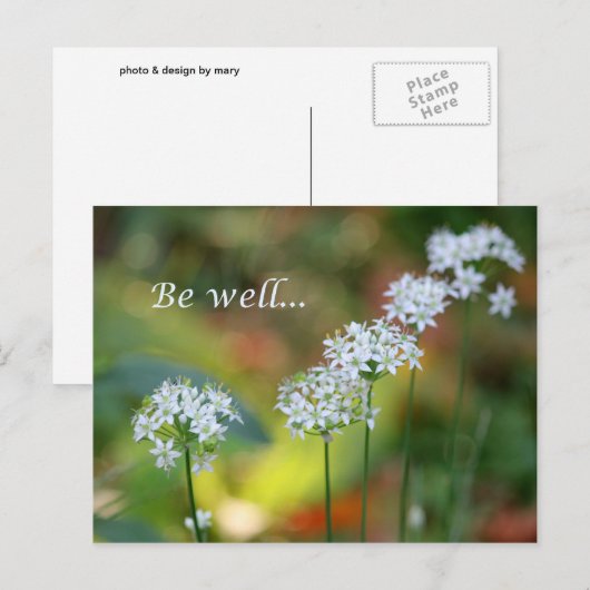 Carte Postale Sois bien (Devant / Derrière)