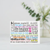 Carte Postale Sois Bien, Etc. (Debout devant)