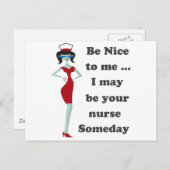 Carte Postale Sois gentil avec moi (Devant / Derrière)