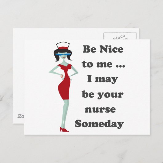 Carte Postale Sois gentil avec moi (Devant / Derrière)