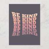 Carte Postale Sois gentil bonté (Devant)