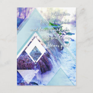 Carte Postale sois ma demoiselle d'honneur invitation waterhaze