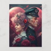 Carte Postale Sois ma Saint Valentin (Devant)